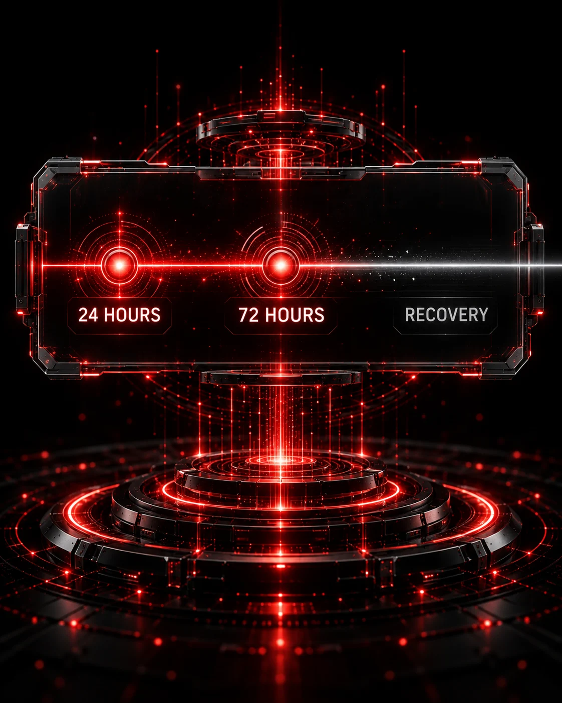 Reputation ER: triage in 24 hours, containment in 72 hours, recovery for as long as the case needs.