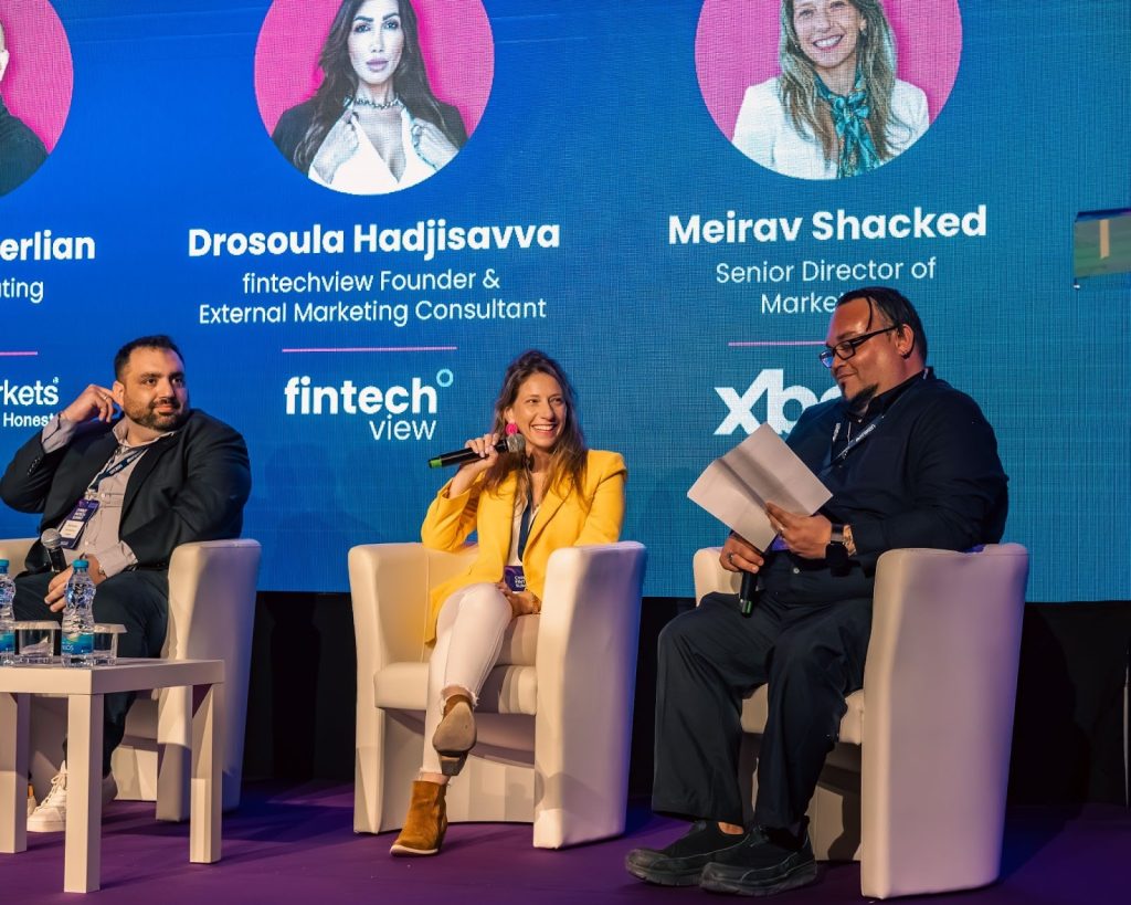 Ron Gilo and Meirav Shacked at the Cyprus Fintech Summit Panel